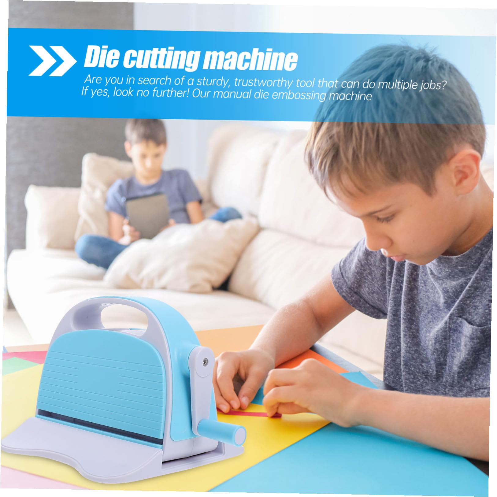 Machine à Gaufrer Manuelle pour Garçon et Filles, 1 Set, Loisirs Créatifs