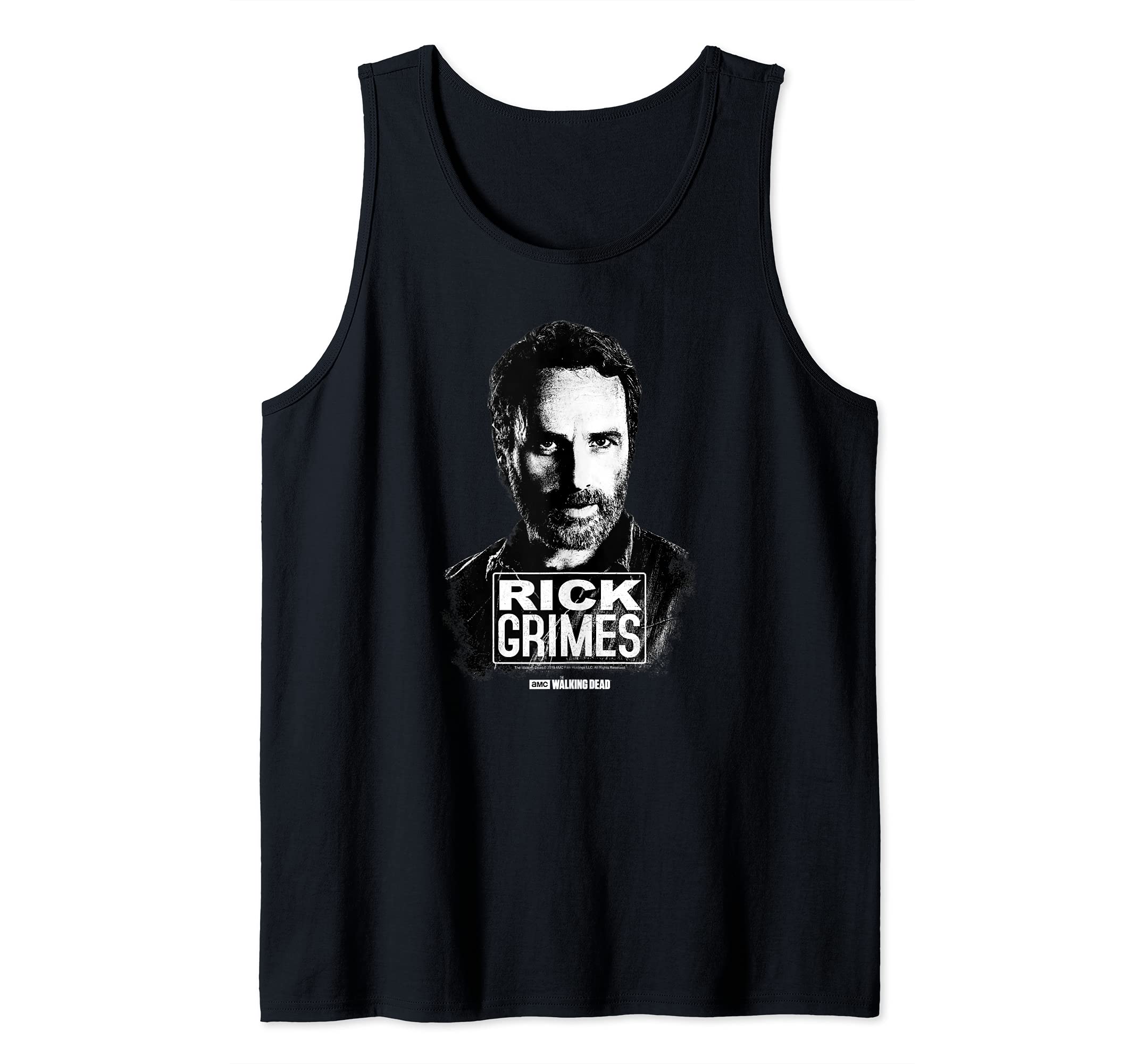 TWD Rick Grimes Lives Tank Top, Black
