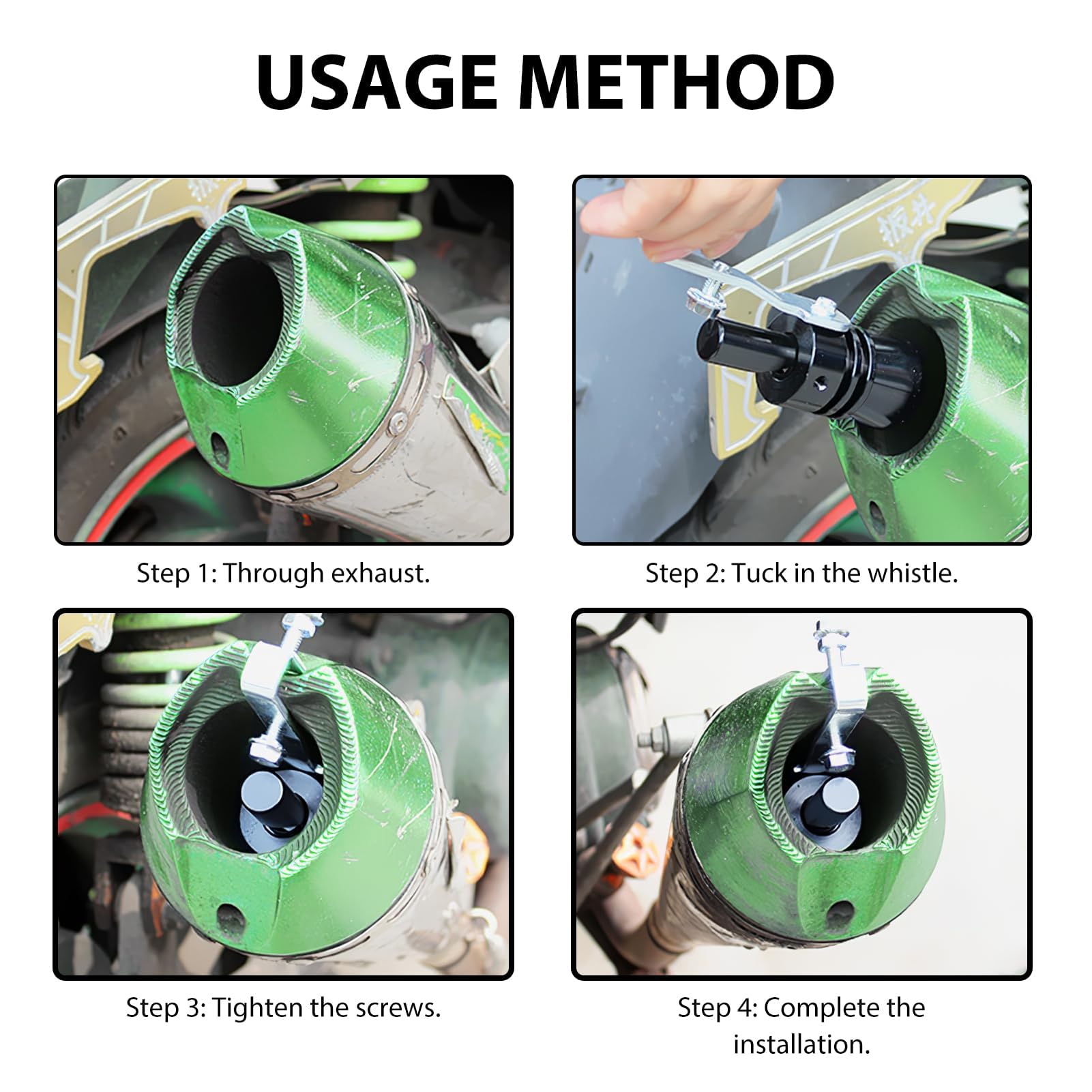 Sifflet Turbo Pour Voiture - Simulateur Son Turbo Universel | Installation Facile Sur Échappement