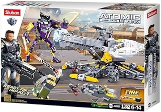 Sluban Atomic Storm, Fire Rain - Defensive Warfare Of Dongshan Base 1352Pcs With 6 Minifigure 6+
