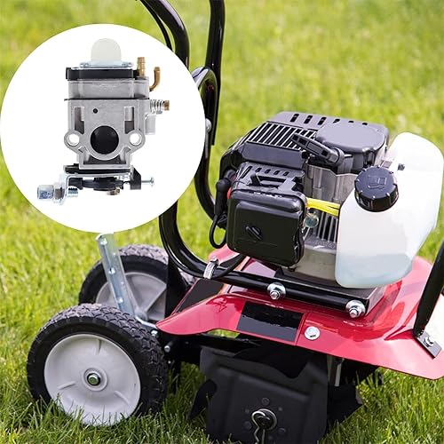 Miniatura 4 de munirater Repuesto de carburador para motor Earthquake 43cc E43 E43CE E43WC Auger MD43 WE43 WE43E WE43CE Edger Powermate PEA438 PCV43 Cultivador con