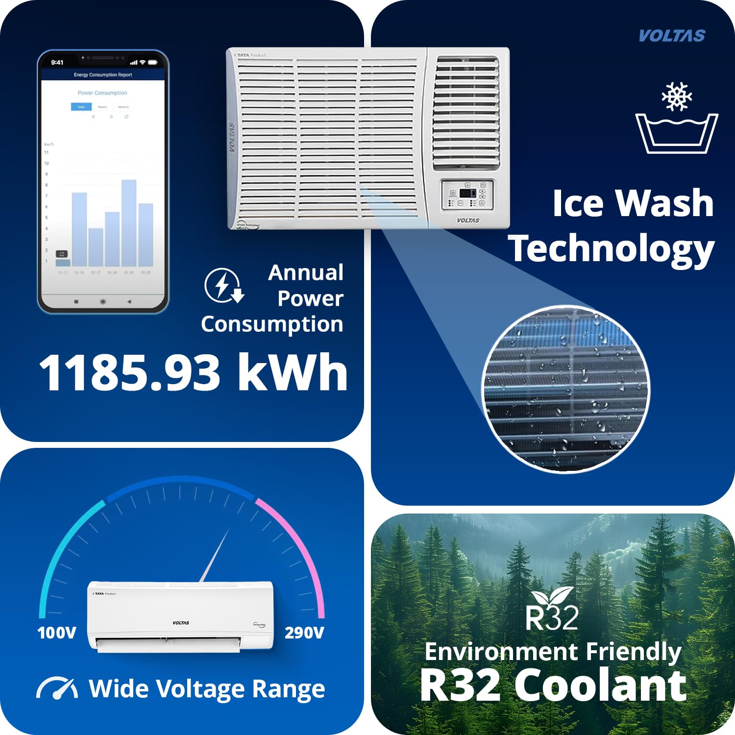 Voltas 183 Vectra Pearl 1.5 Ton 3 Star Window Ac|Energy Effi... 8 Voltas 183 Vectra Pearl 1.5 Ton 3 Star Window Ac|Energy Effi...