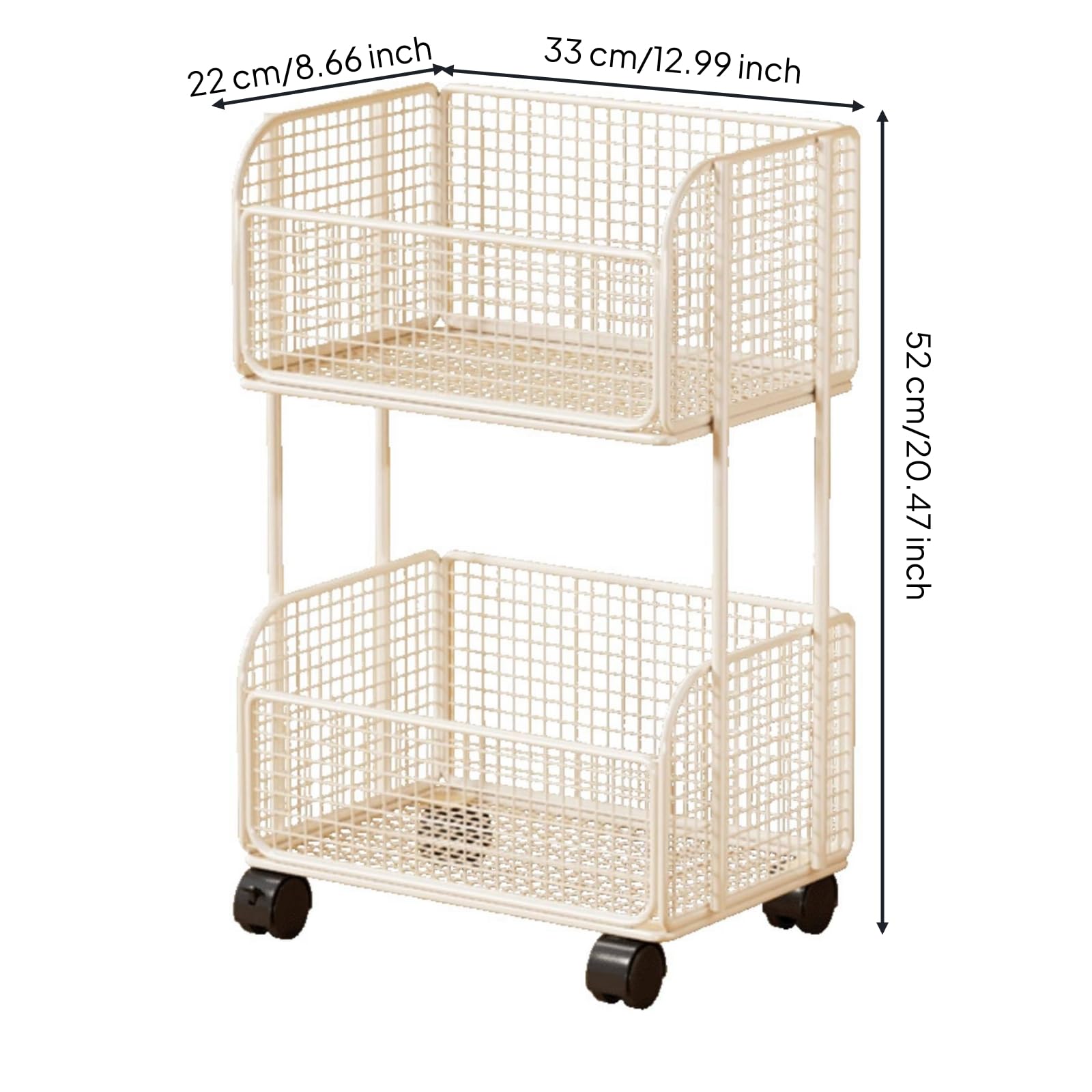 Scaffale Stretto con Ruote Resistente