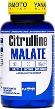 IAF Network S.p.A. (Italy) YAMAMOTO NUTRITION Citrulline MALATE 90 Tablets, Food Supplement based on L-Citrulline and Malic Acid, Provides Energy Support