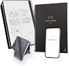 Rocketbook Core Reusable Spiral Notebook, Executive Size 15 cm x 22.4 cm, Black - Dotted Pages, App-Connected, Erasable, Durable Cover, Ideal for School, Work, and Creative Projects