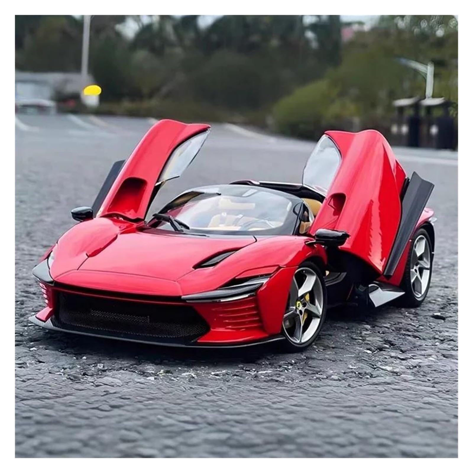 Modèle Réduit Ferrari SP3 Daytona 1/24 - Rouge - Neuf