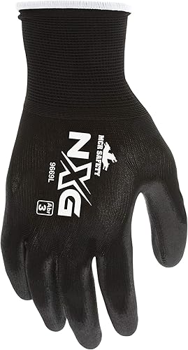 Miniatura 2 de MCR Safety 9669L NXG Guantes de trabajo calibre 13, nailon negro, poliuretano (PU), 1 par