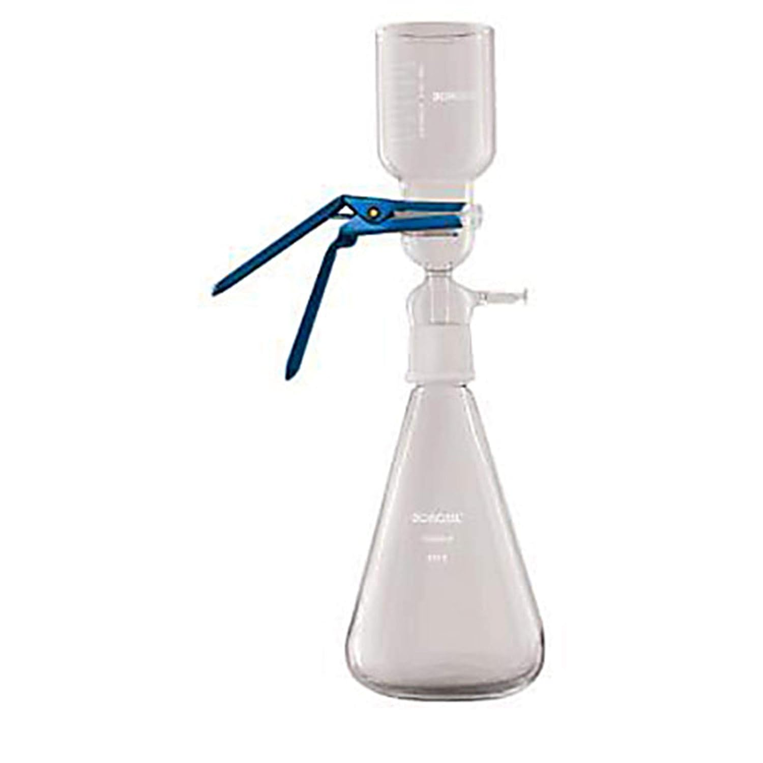Foxx Life Sciences 5350029 Borosil Borosilicate Glass 3.3 Vacuum Filtration Assembly, 1L Flask Volume