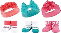 Vista 74 de Hudson Baby Conjunto de regalo de diadema y calcetines para niña
