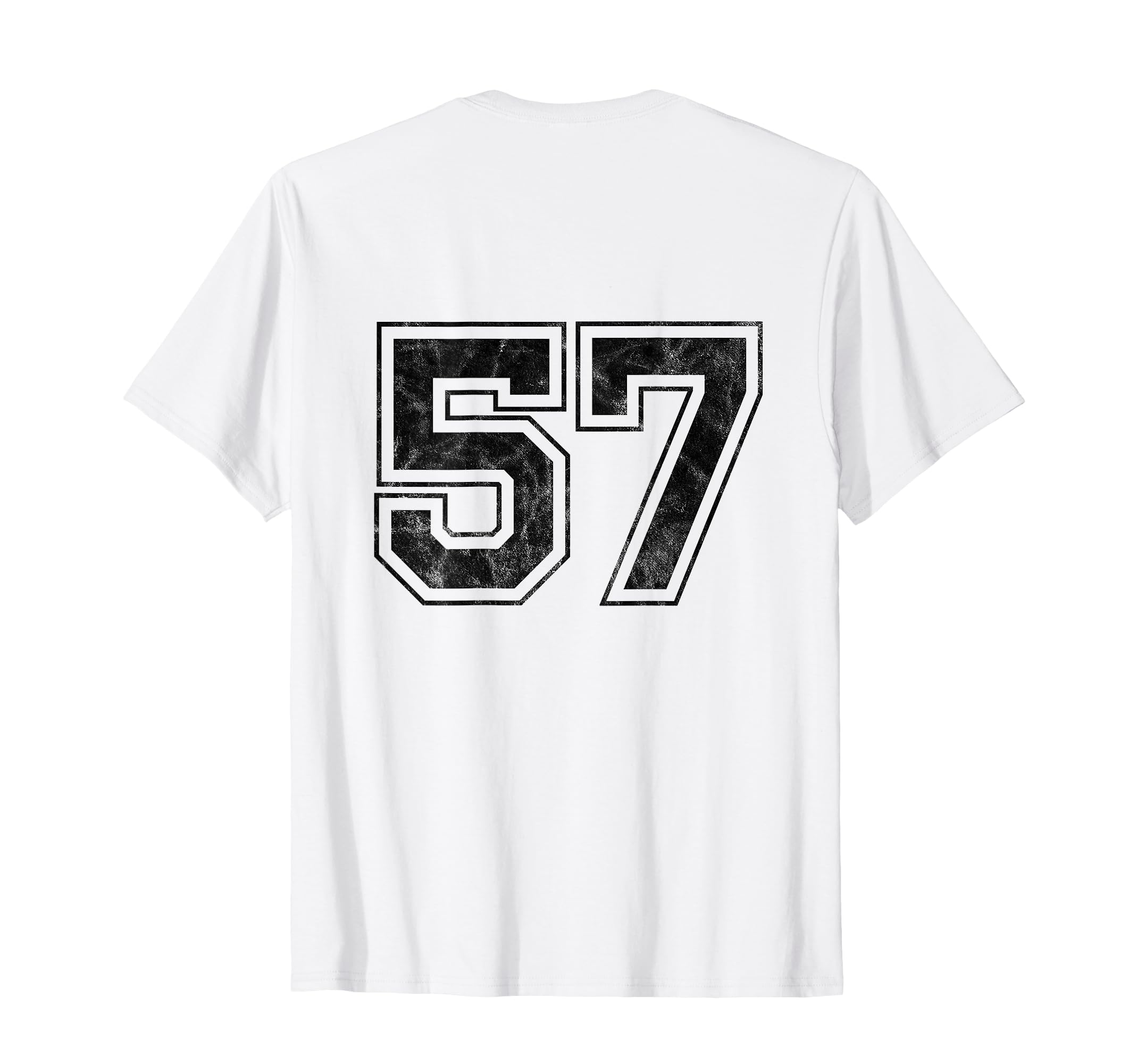 Amazon | 背中に57番。 Tシャツ | Tシャツ・カットソー 通販
