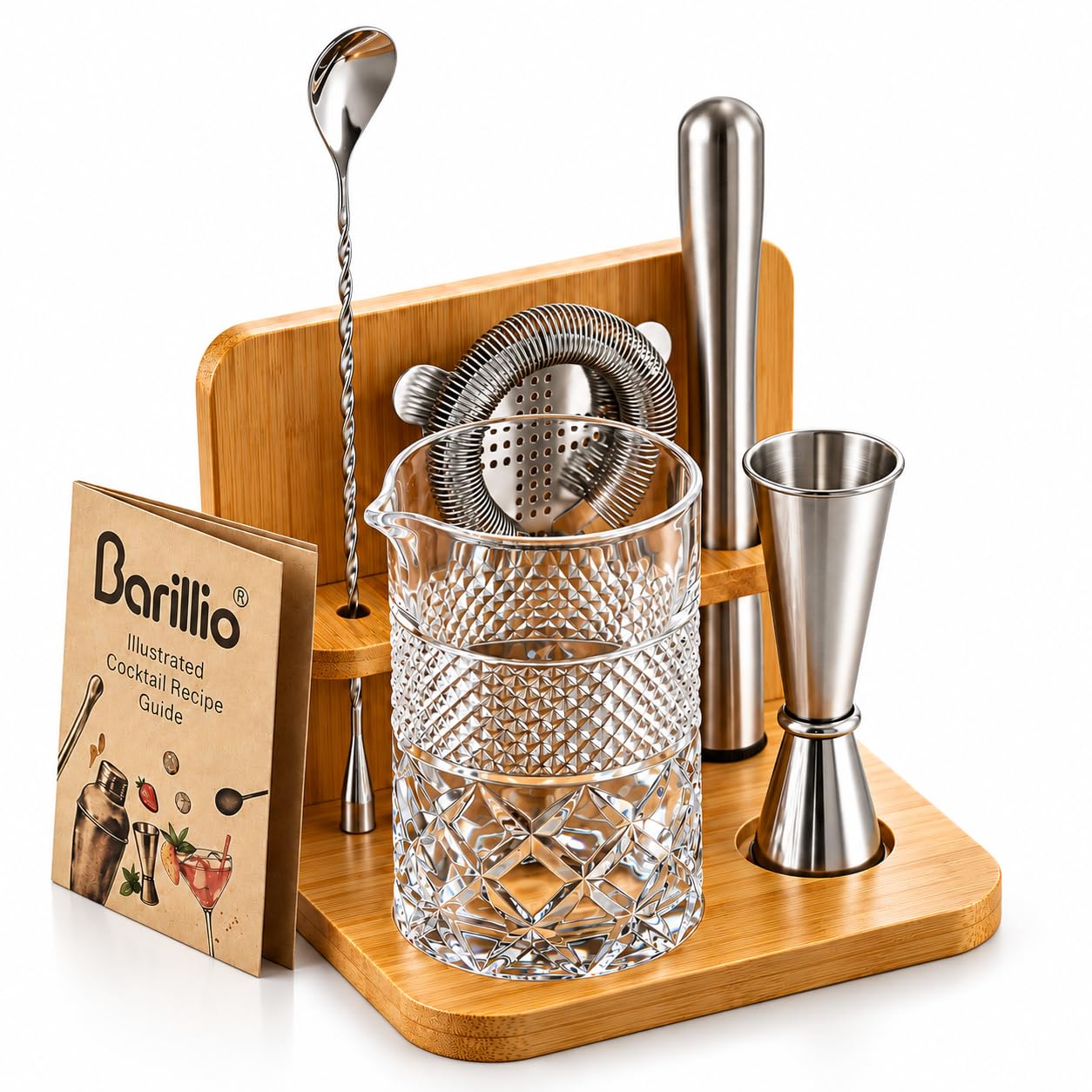 Photo 1 of Barillio 24 oz Crystal Cocktail Mixing Glass Set