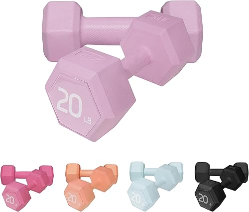 Miniatura 16 de Juego de pesas para mano de 5/10/15/20/25/36 libras, 5 opciones de colores, pesas libres de ejercicio y fitness, para mujeres y hombres, equipo de