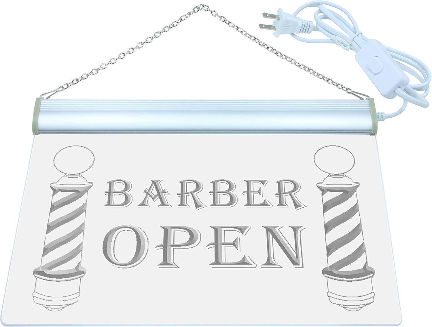 ADVPRO i044-b Barber Poles Display Hair Cut New Light Signs