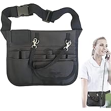 Nurse Belt, Clinical Tool Carry Bag, Doctor Assistant Organizer, Lightweight Compact Comfort Fit, Quick Access Pen Loop Slots, Healthcare Professional Gear, Gray Tactical Storage Medium