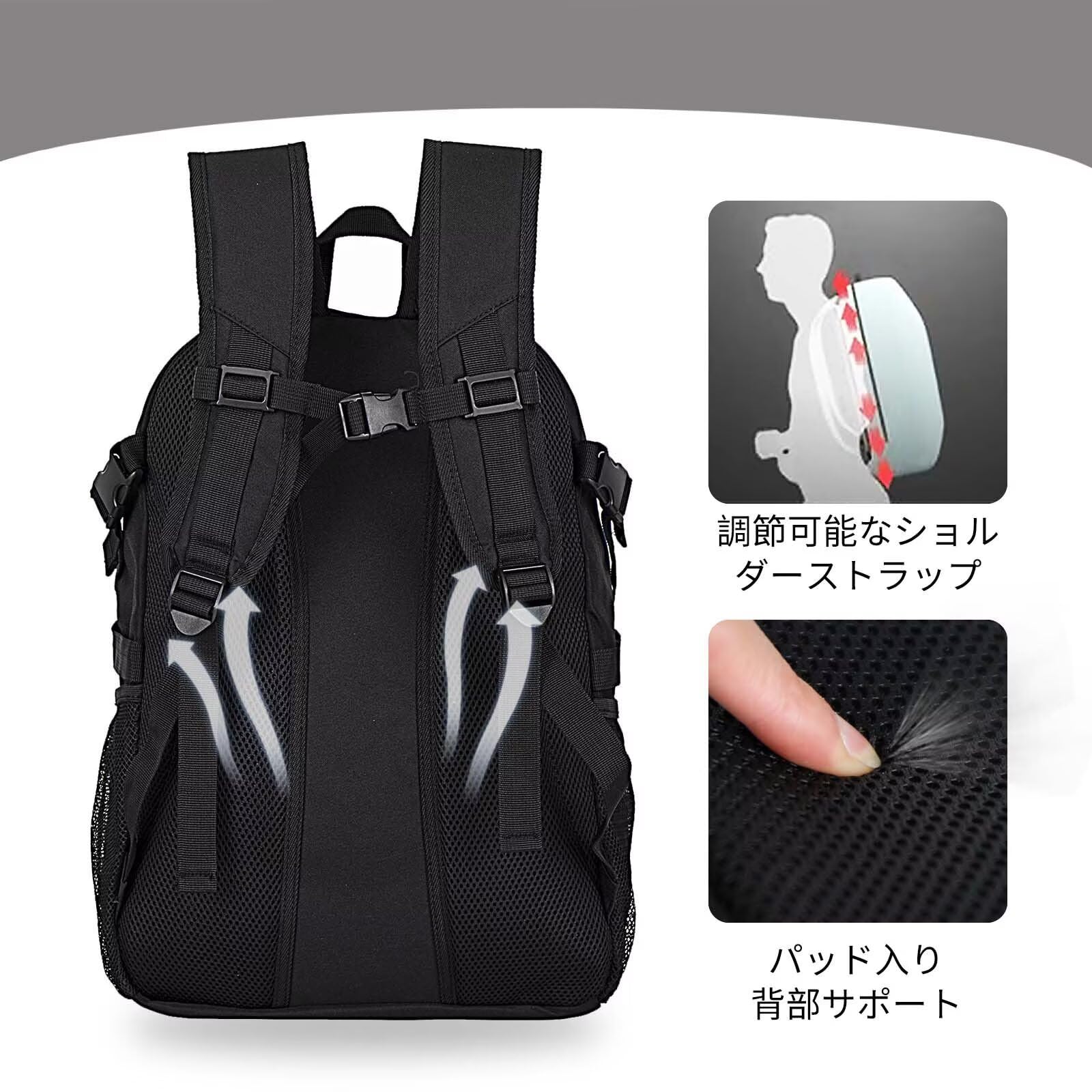 バッグパック、バッシュ、ボール　など5点 Amazon | Miwish バスケットボール ボール収納 リュック リュック