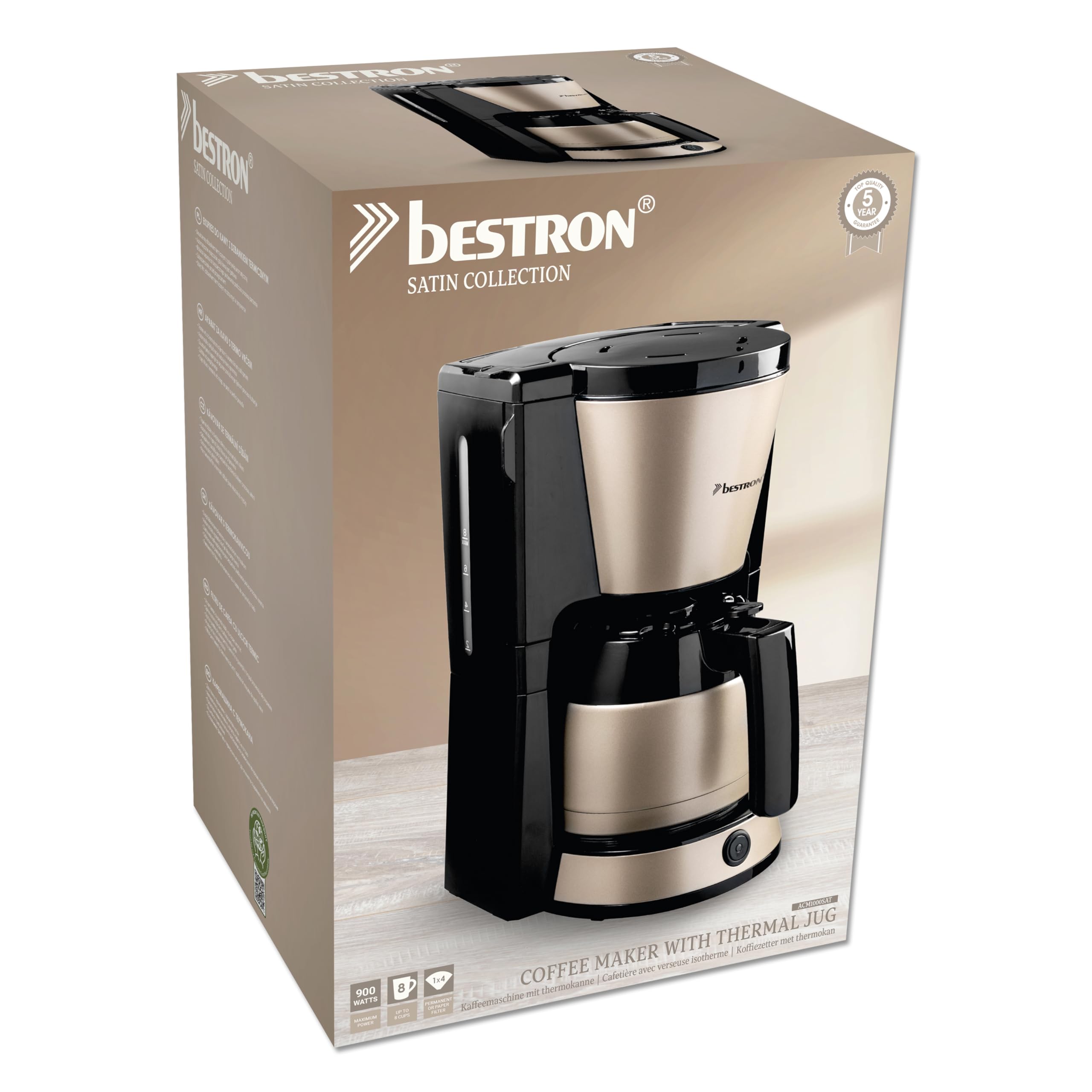 Bestron Koffiezetapparaat voor filterkoffie, Filterkoffiemachine