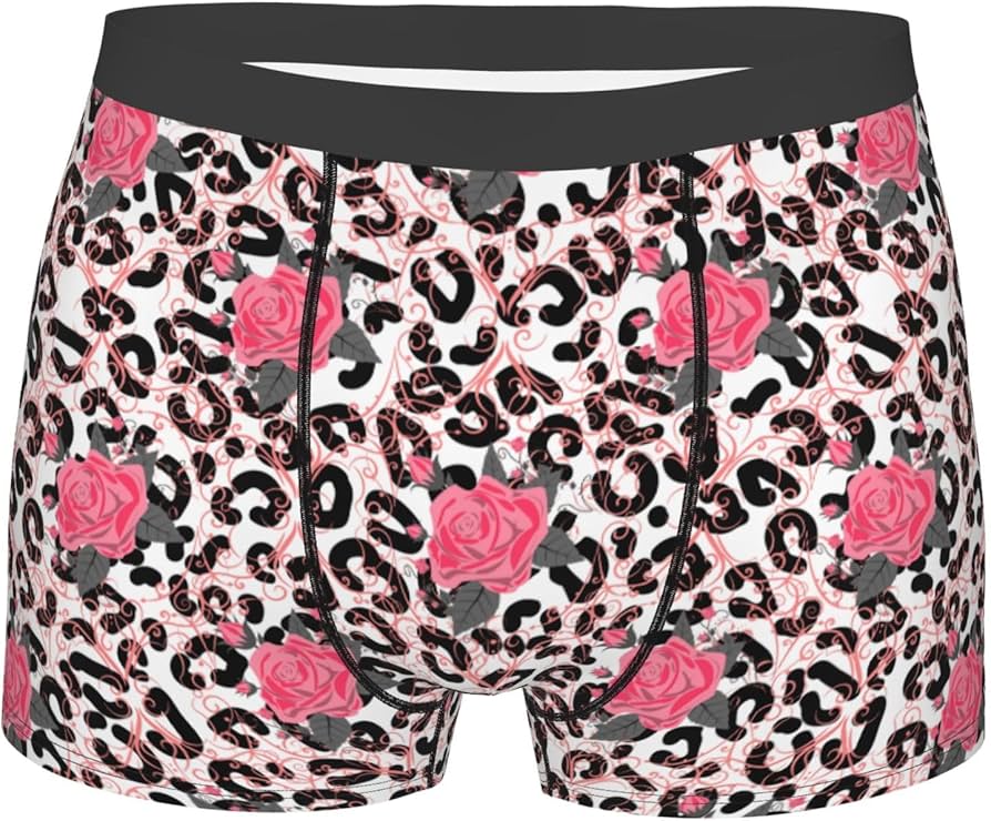 Amazon.co.jp: ボクサーパンツ ヒョウ柄 豹柄 ピンク 花柄