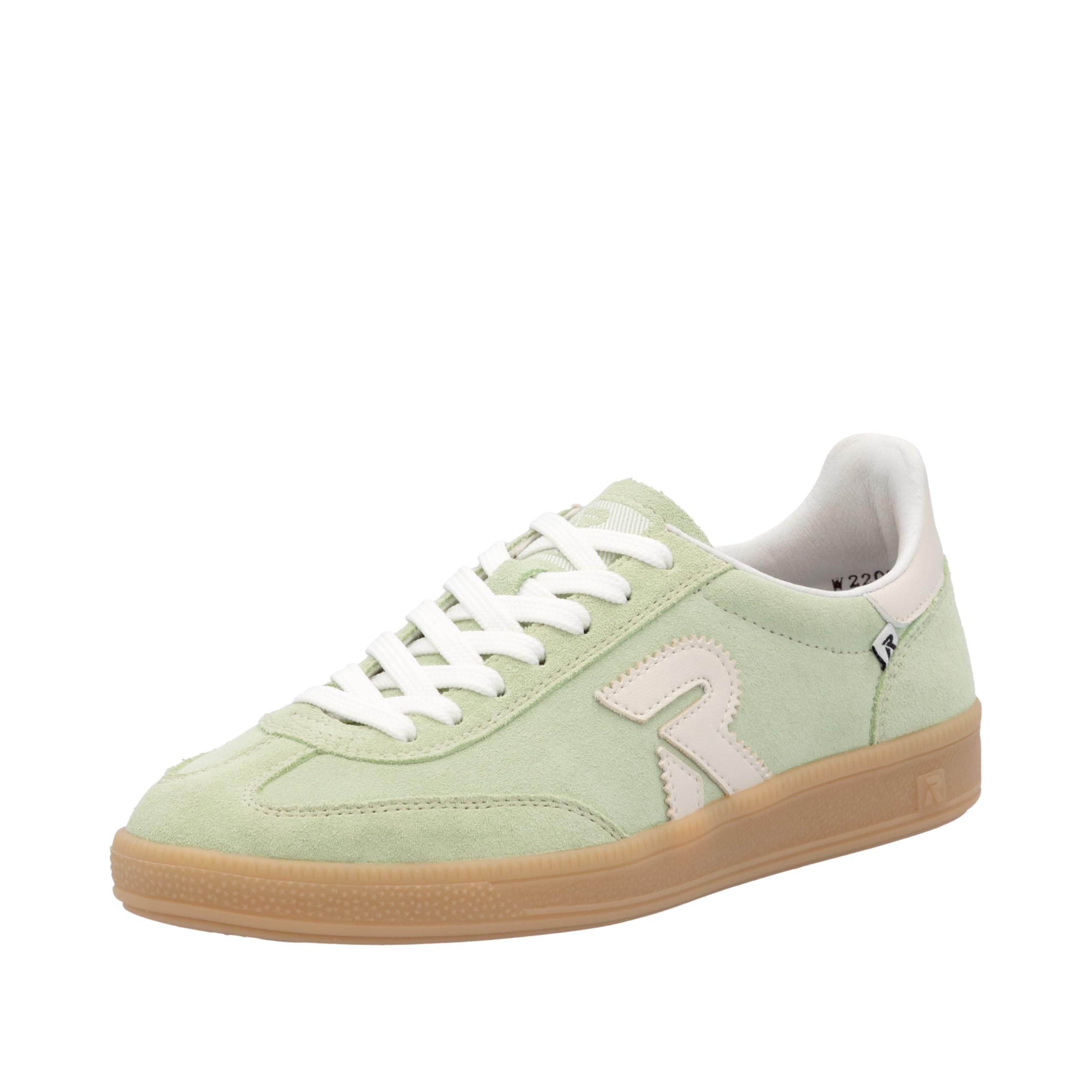 Rieker Women's Lace-Up Shoes in White, Green 52, 45 EU