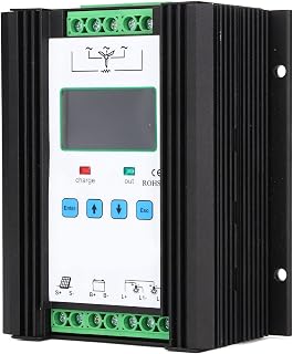 Wind Solar Hybrid Controller, Digital Intelligent Control mit LCD -Display, PWM -Ladung, Boost -Schaltkreis für Vertikale Windkraftanlagen, Multi -Schutz, Geeignet für 12 V 24 V