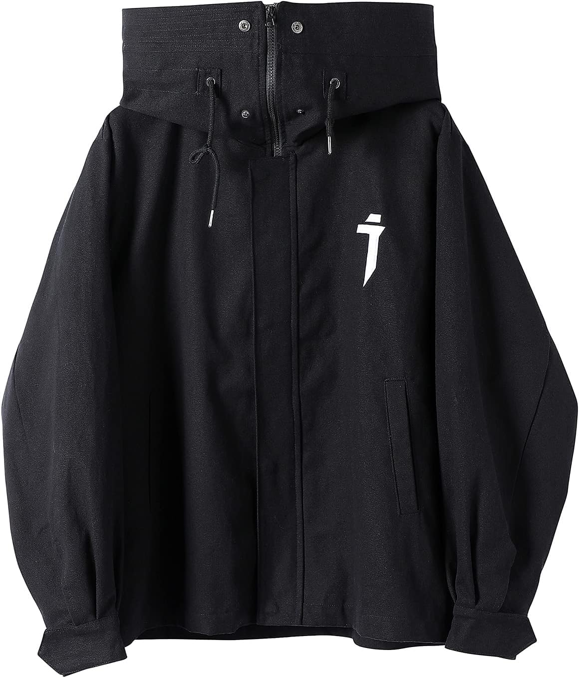 Niepce Inc Japanese Streetwear Zip Up Windbreaker Jackets for Men - Image 9