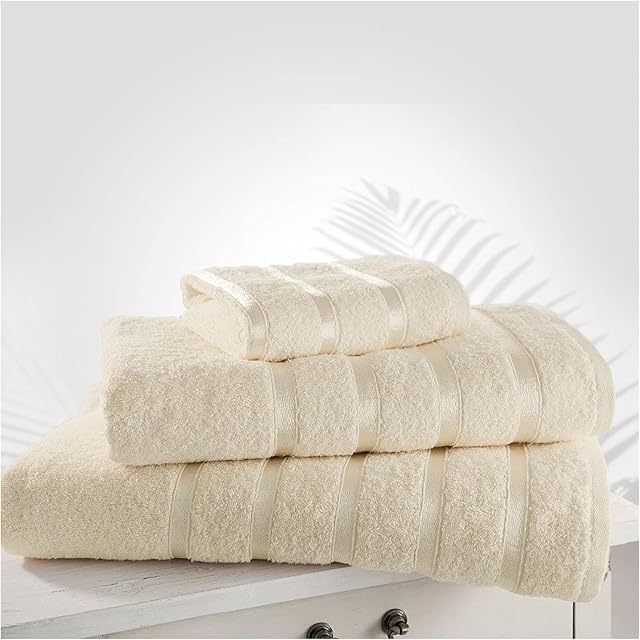Wysokiej jakości miękki ręcznik do twarzy, bardzo chłonne szybkoschnące ściereczki do mycia, 500 g/m2 hotel spa łazienka ręcznik, kremowy, 30 x 30 cm