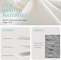 Vista 6 de 2 Pack Shoe Storage Bins, Fits Up to 24 Pairs, Foldable Space-saving Closet Organizers System, Clothes Basket with Reinforced Handles, 16.5 x 12.6 x