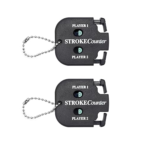 Medsuo 2pcs Golf Score Indicator 2 Player Stroke Counter Clicker