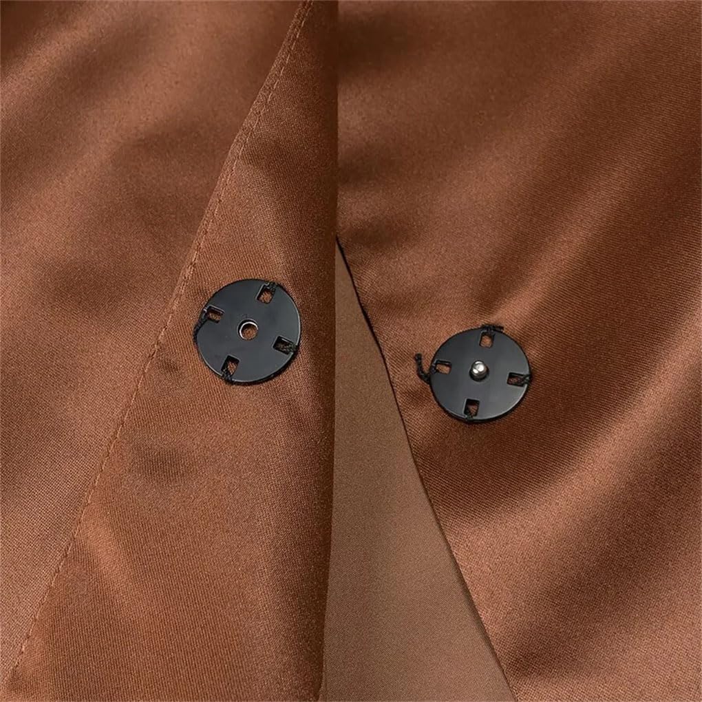 Women's Puff Sleeve Round Neck Button-Decorated Top