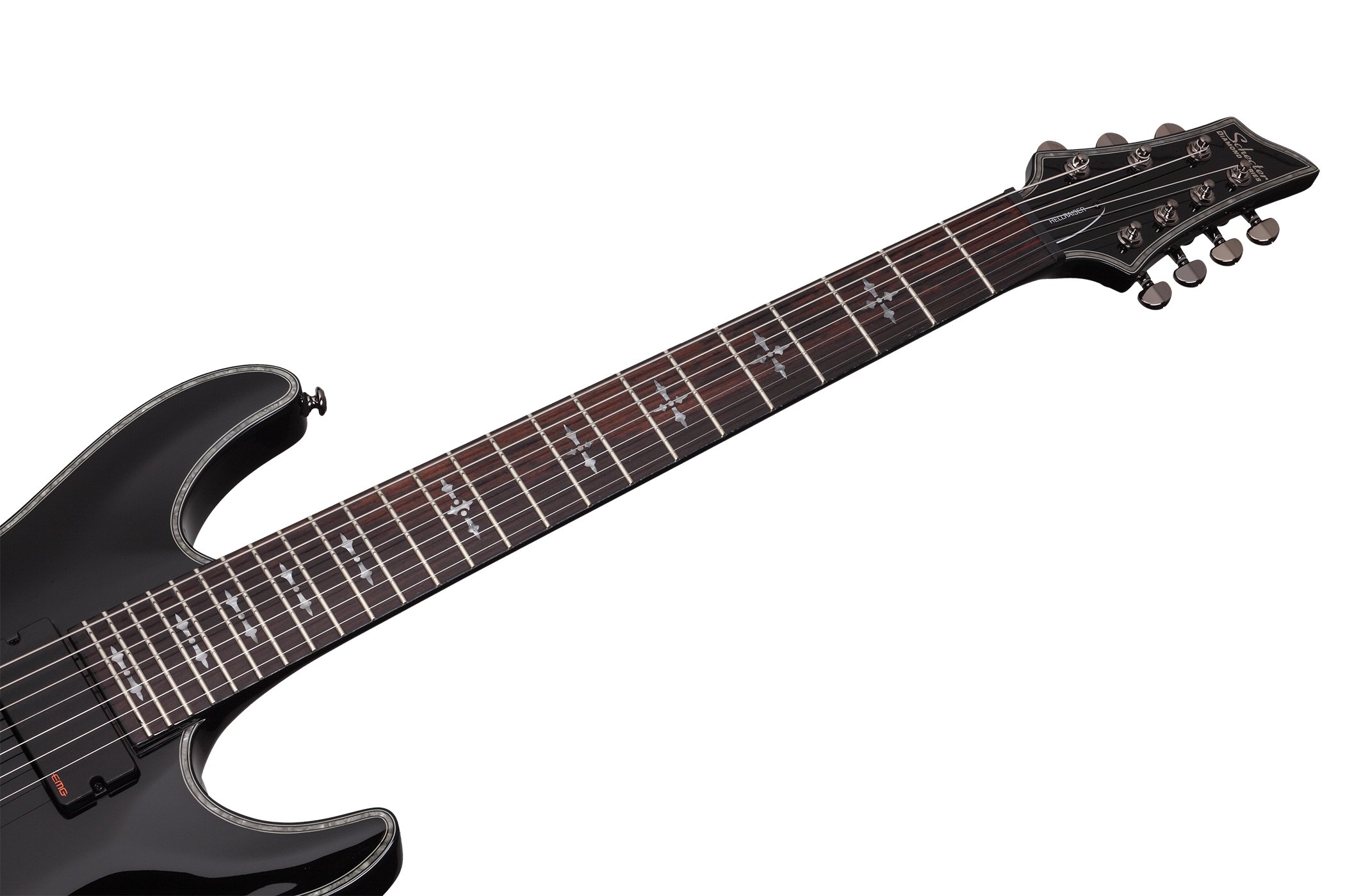 Schecter Hellraiser C-7 7-String Electric Guitar (Gloss Black