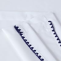 Vista 65 de Seville Farmhouse - Cortina de ducha moderna con estampado de rayas de poliéster, color amarillo, impermeable, cortina de baño, pequeña, 54 pulgadas