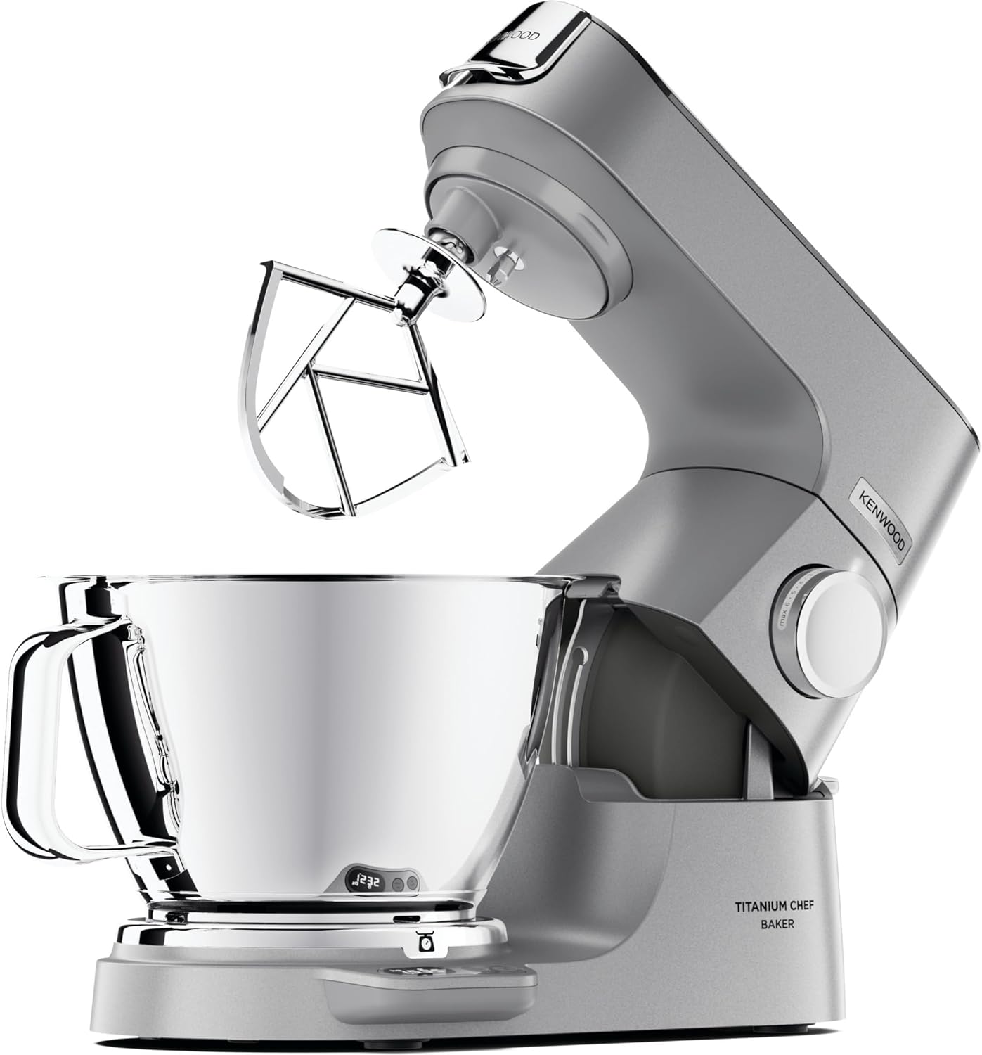 Robot kuchenny Kenwood KVC85.124SI Chef Baker z mieszadłem typu K i miską o pojemności 5 l