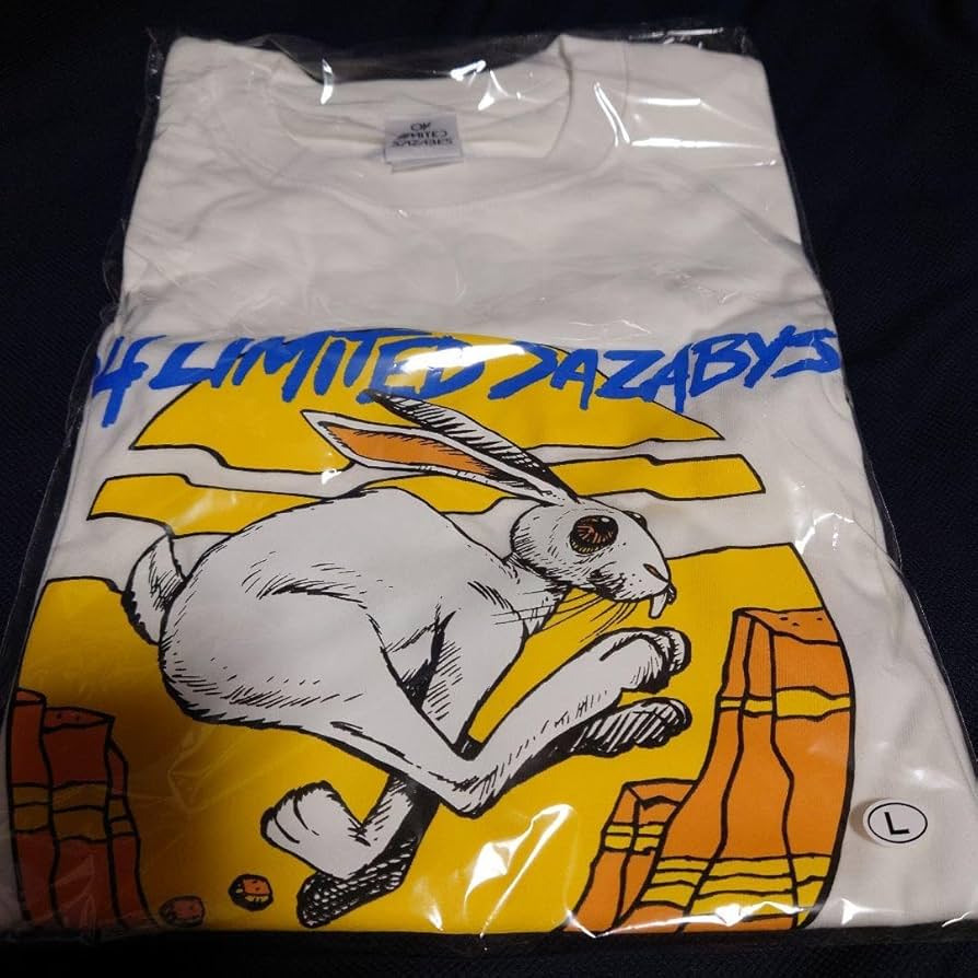 04 Limited Sazabys rabbit Tシャツ S Amazon.co.jp: Four Rimi Desert Rabbit T-shirt White L Size