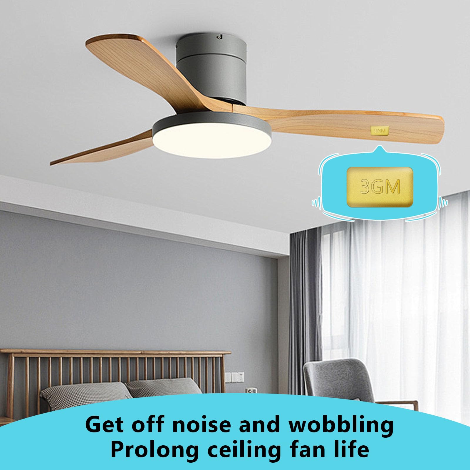 21-Piece Ceiling Fan Balancing Kit - Includes 5g & 3g Weights With Plastic Clips For Wobble Repair