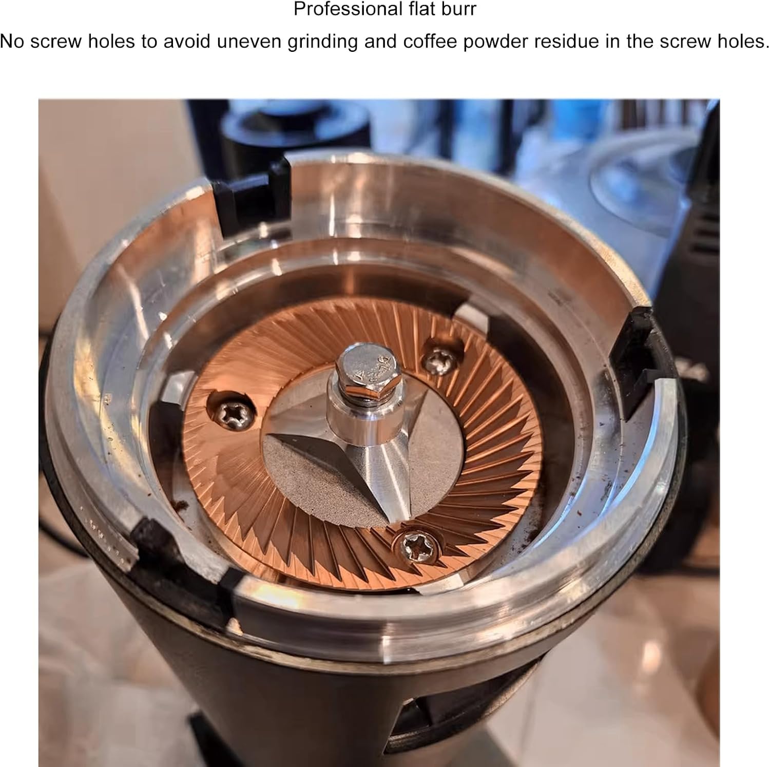 Fockety Espresso Grinding 64mm Flat Burrs, Multi Purpose 64mm Flat Burr Steel Construction Professional Flat Burr Easy to Install Espresso Burr for DF64 DF64P DF64E DF64V, #911, Fockety1rgx7q0nmi