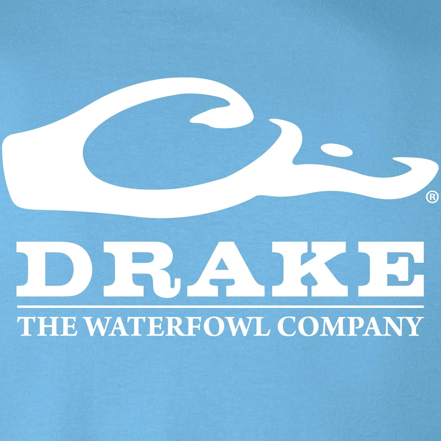 Drake Waterfowl Men's Icon Long Sleeve Logo T-Shirt - Lightweight Soft Breathable Crew Neck Quick-Dry Moisture-Wicking Tee