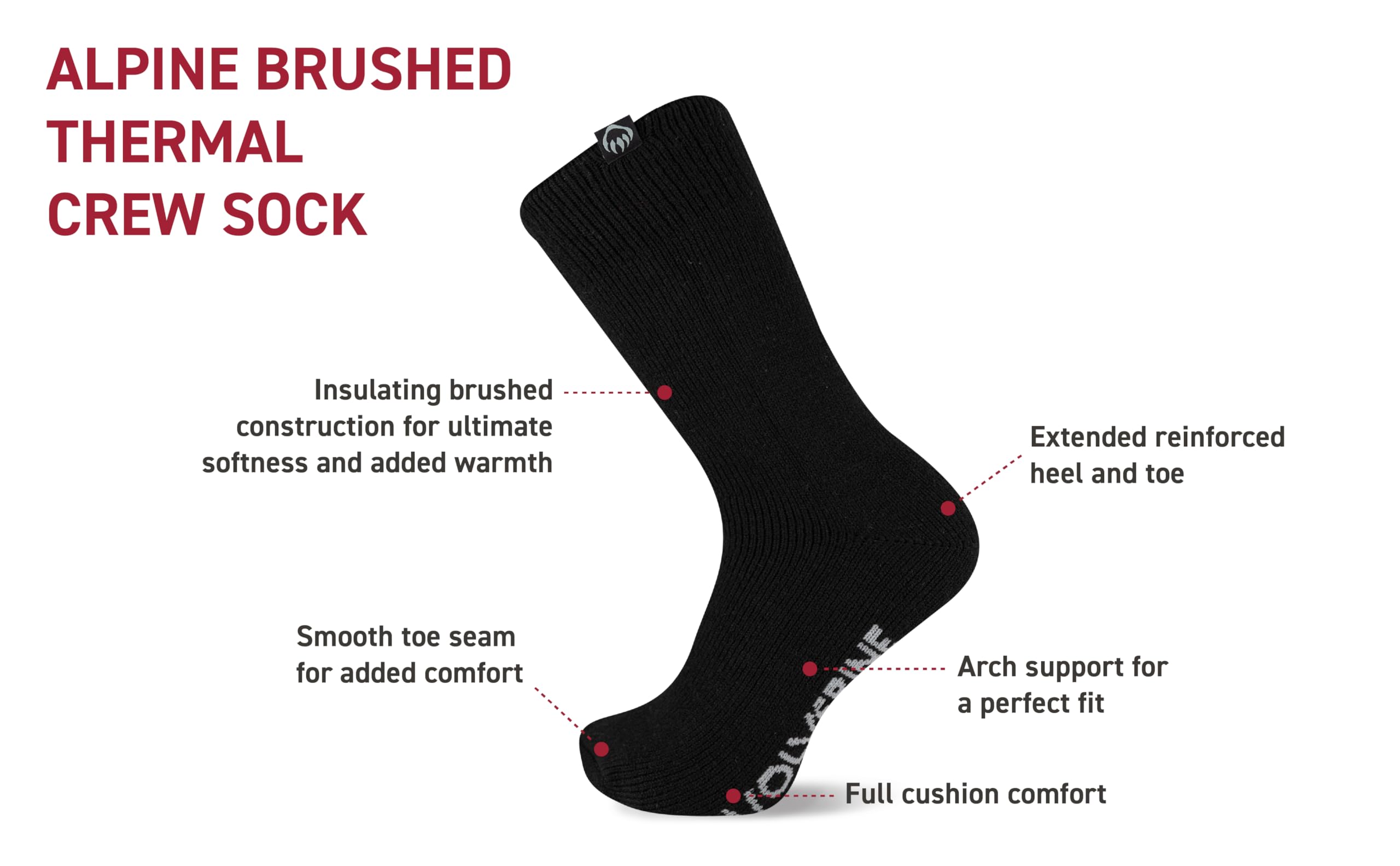 Wolverine Chaussettes Homme