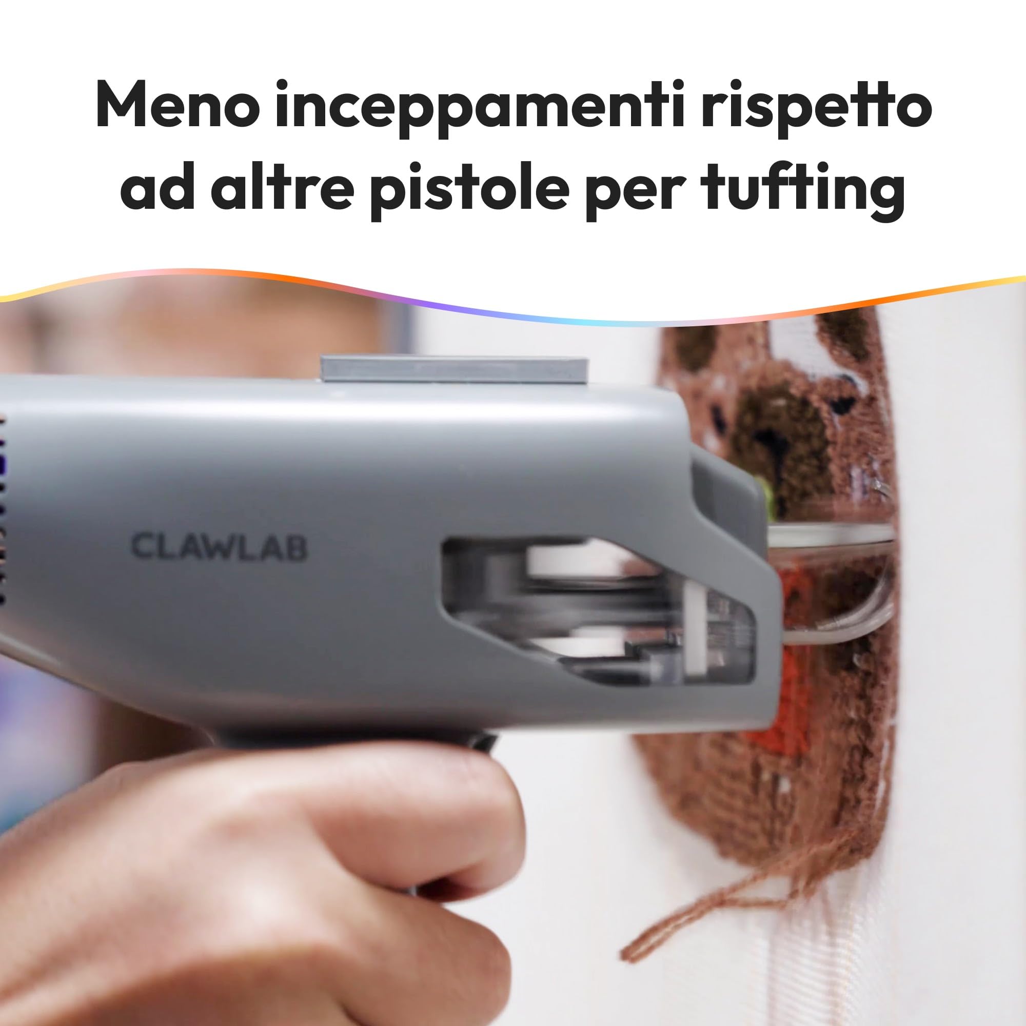 Tufting Kit H1 (Grigio) – Telaio di tuffatura – Pistola a spruzzo – Kit tufting completo – Pistola tufting – Macchina per fare tappeti – Tela Tufting & Punch Needle – Kit di avvio