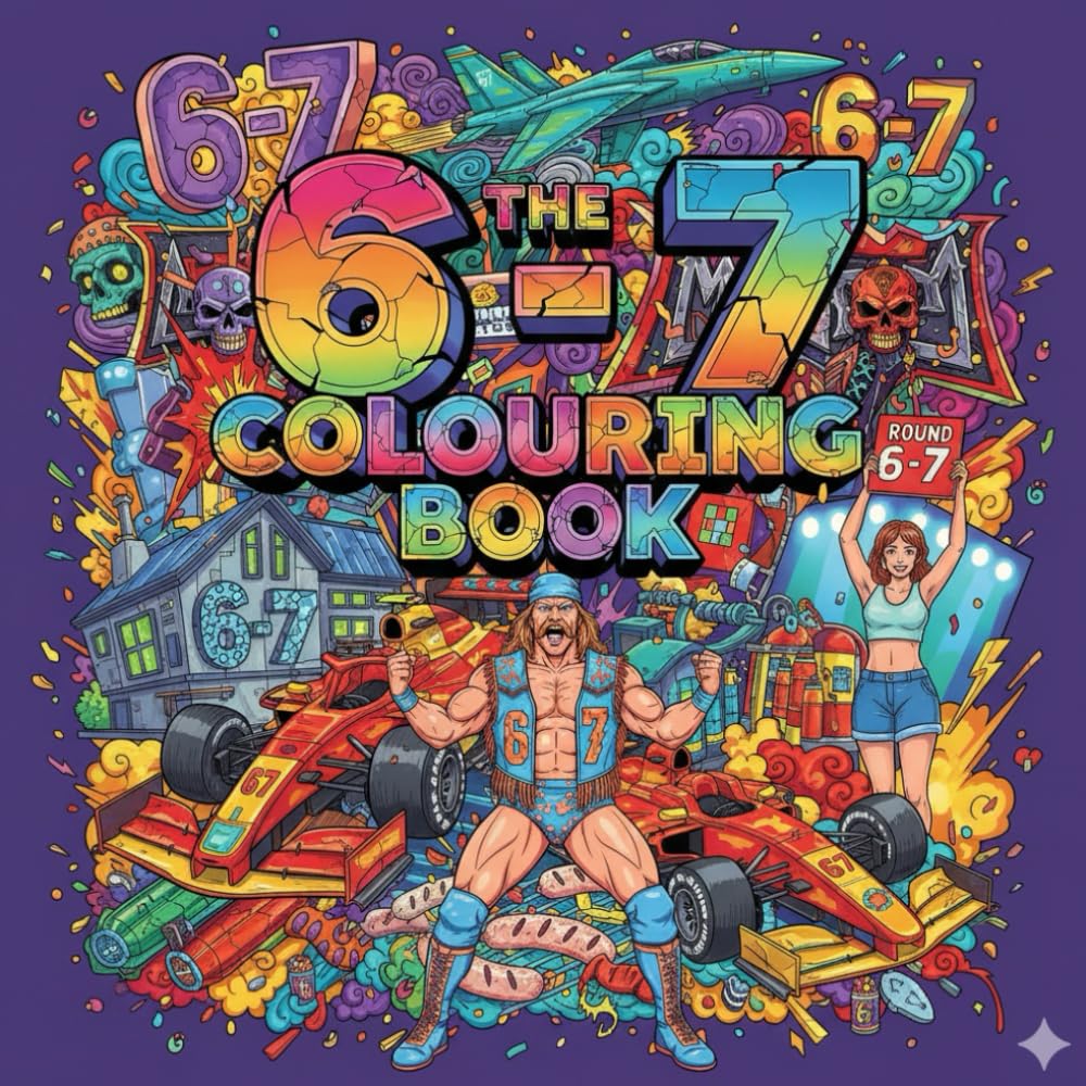 THE SIX - SEVEN COLOURING BOOK!: SIX SEVEN!