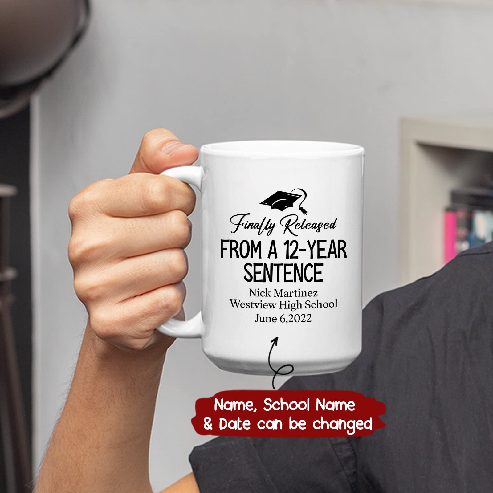 Custom Mastered It Coffee Cup For Grad Personalized Master's Degree ...
