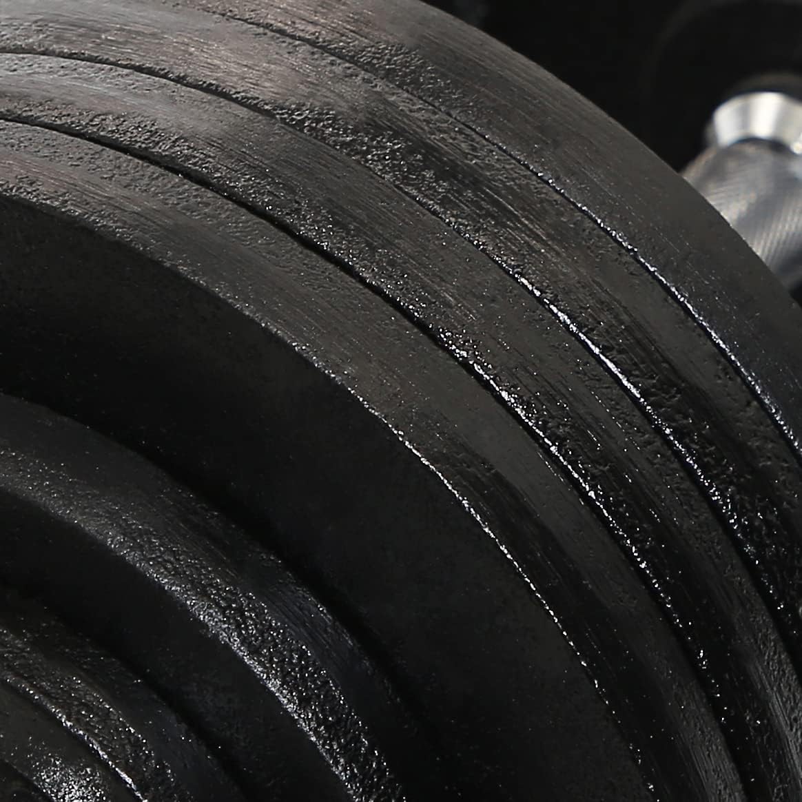 Starring 105-200 Lbs adjustable dumbbells (200 LBS Black with Trays)