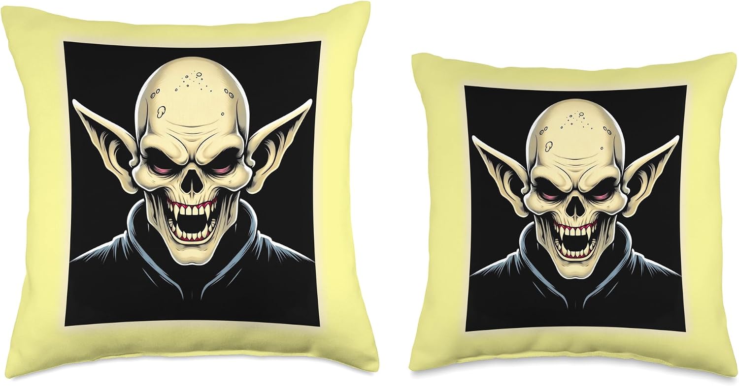 Halloween Ghoul Throw Pillow