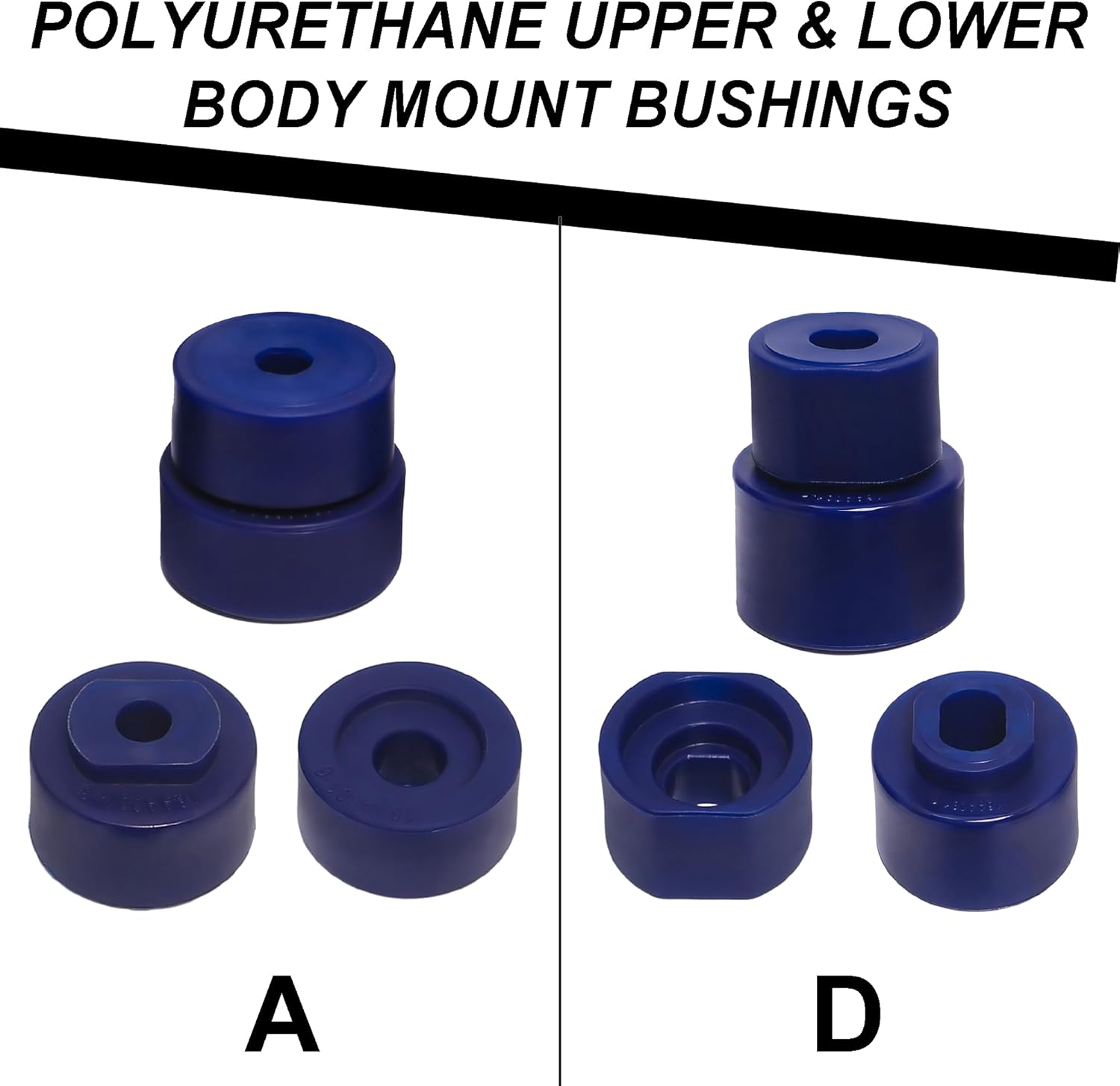 Complete Front & Rear Body Mount Bushing Kit 18 pcs (with hardware) in High Grade Polyurethane material For Explorer Sport Trac Year 2001 2002 2003 2004 2005 Fits All Models 2WD 4WD