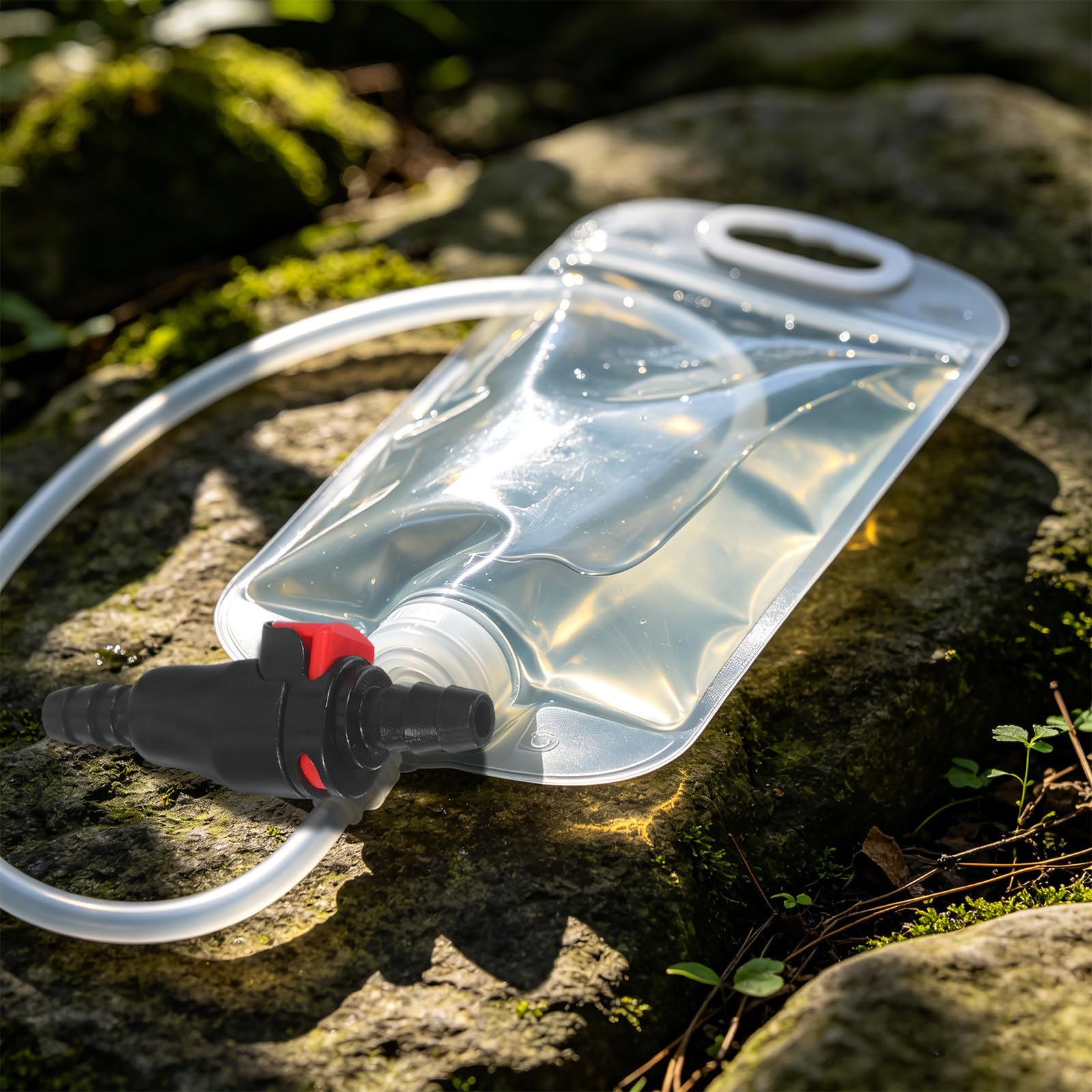 Toyvian 2 Stück Wasseranschluss und Einfacher Installation mit Zuverlässiger Kompatibilität Schwarzer aus Kunststoff für Trinkschläuche für Laufen und Camping im Outdoor Bereich