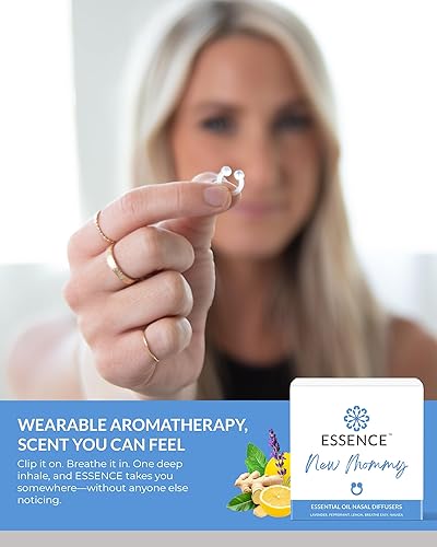 Vista 39 de Essence - Anillo difusor nasal de aceite esencial, paquete de inhaladores nasales de silicona (Create It)