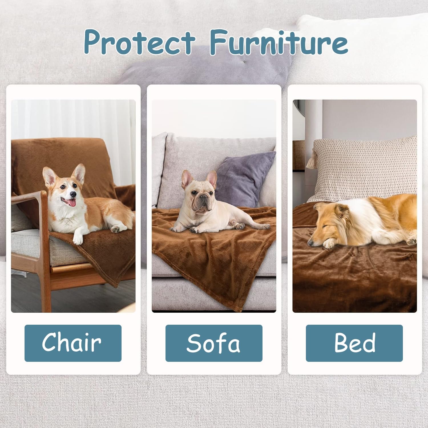 Couverture Pour Chien Réversible Chien Hydrofuge Protection Pour Canapé Lavable En Machine Pour Chiens Et Chats Couverture De Chien Imperméable Pour Chiot Pour Protecteur De Meubles Lavable ( Color :