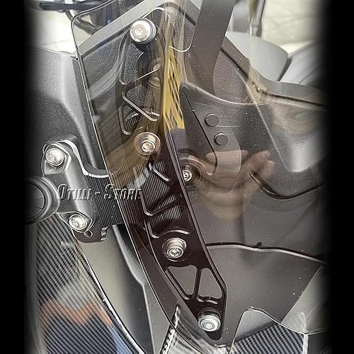 Miniatura 4 de Accesorios de motocicleta para Yamaha X-MAX 300 (2017-2022) para parabrisas delantero de motocicleta, accesorios de aluminio, hoja decorativa,