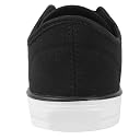 Unistar Men's Low-Top Canvas Shoes | Rugged Sole, Lace-Up Hiking & Trekking Footwear for Outdoor Adventures (10, Black) gallery image