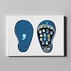 DAIBAINA Childhood Pear Nickelodeon Victorious Nick Phone Show I FSGdesign-Trendy & Modern Canvas Prints Decor for Dining & Living Room, Kitchen, Bedroom & Office