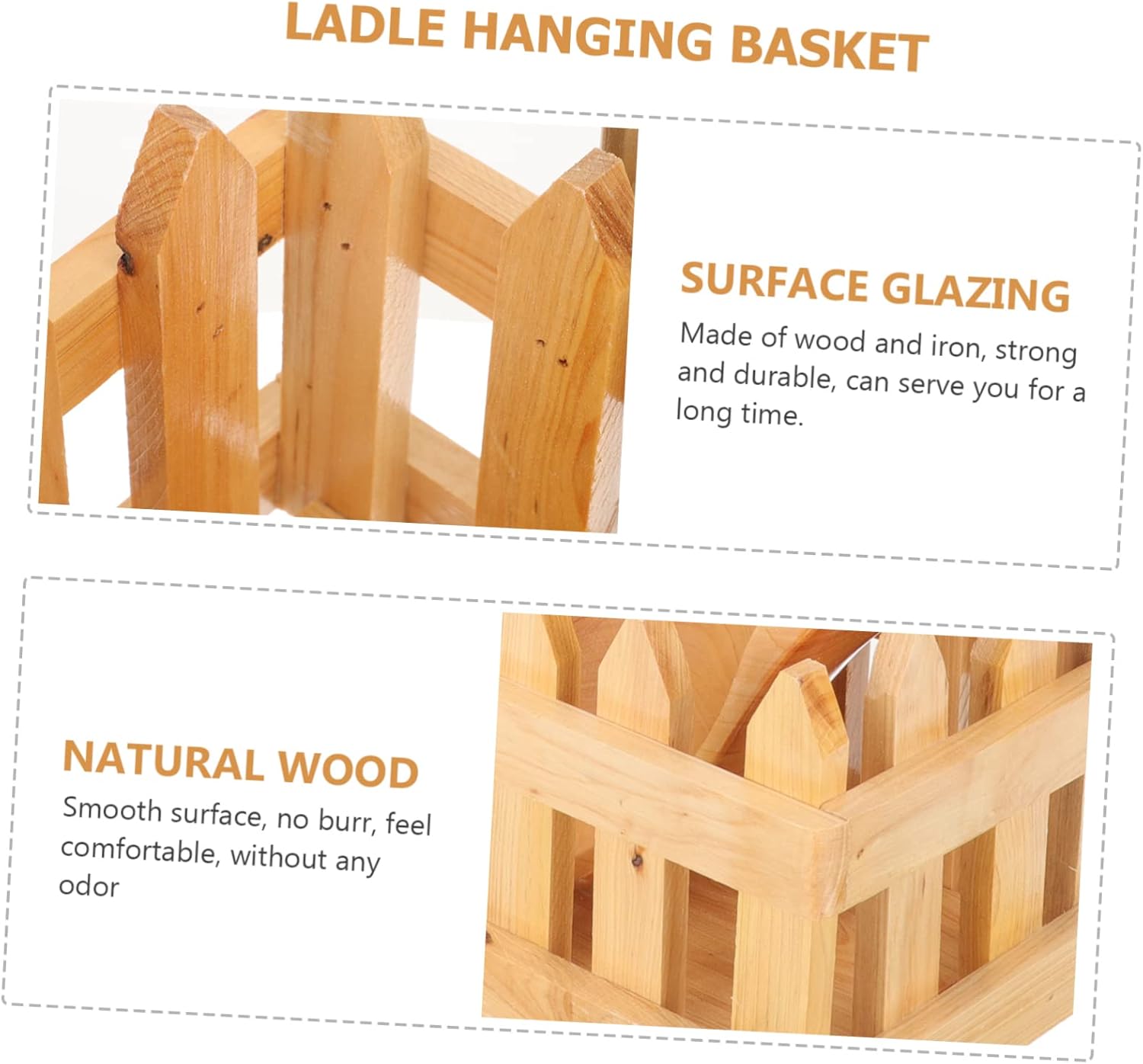 Bath Bucket Storage Basket Water Ladle Basket Meticulous Craftsmanship Smooth Surface