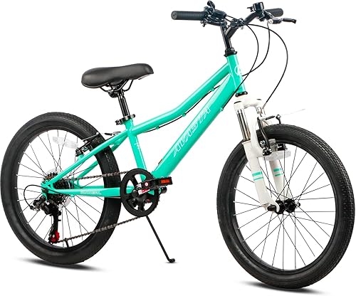 AVASTA Govet - Bicicleta de montaña para niños de 6 a 12 años de edad, con horquilla de suspensión, transmisión de 6 velocidades, varios colores